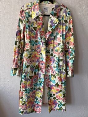 Moschino Cheap and Chic Floral Coat, Size 6-8 M